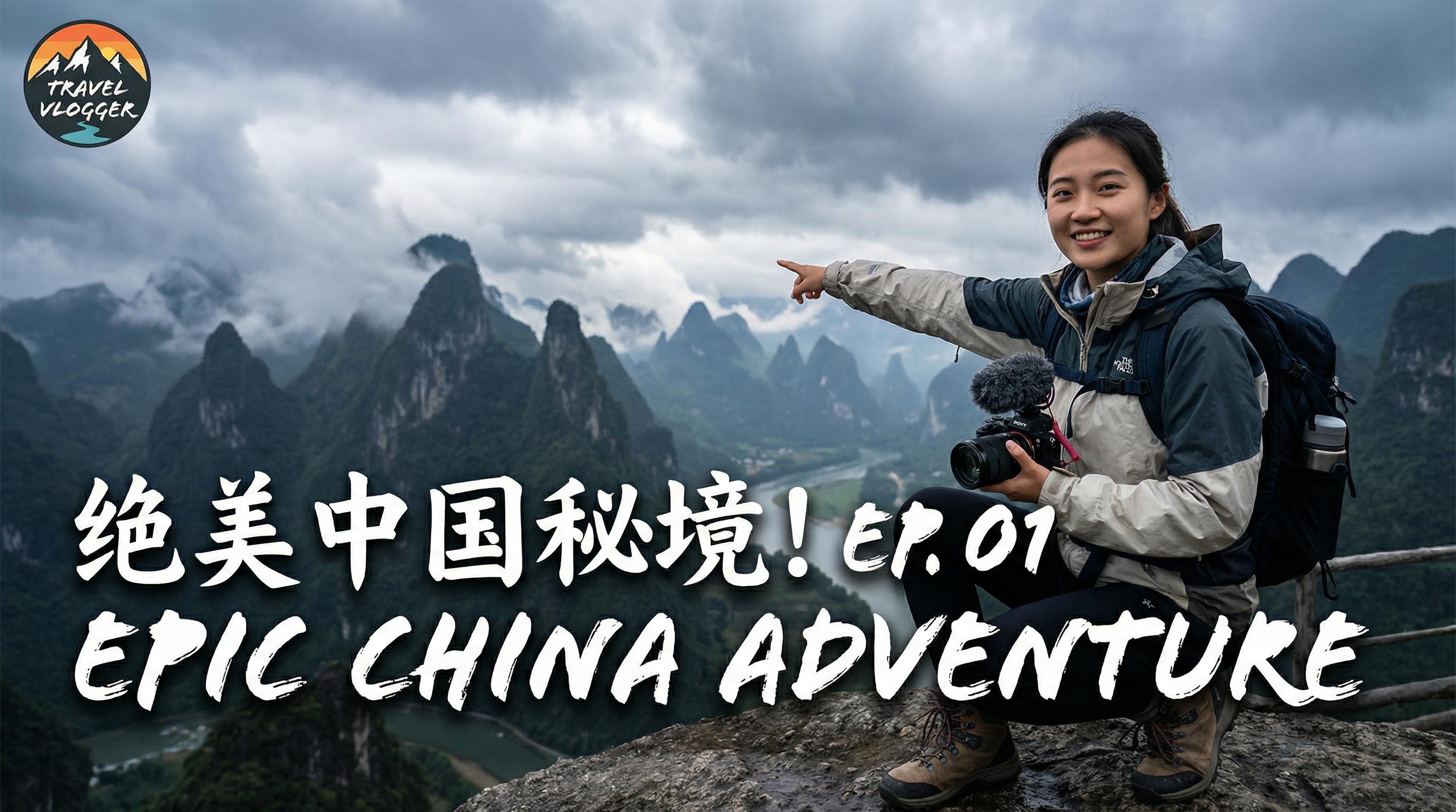 寸止挑战 旅行视频 - 寸止挑战 | 桂林山水旅行视频演示，绝美中国秘境探索EP.01